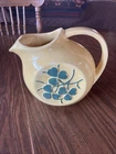 Vtg 40s-50s McCoy Shamrock Clover Pitcher Ice Lip Yellow Green CloverMCM 7" Read