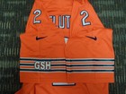 SEWN MIDWAY DOUG FLUTIE CHICAGO BEARS "GSH" ORANGE NFL CFL GAME FOOTBALL JERSEY — photo 2