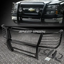 FOR 03-07 SILVERADO 2500HD 3500 BLACK MILD STEEL FRONT BUMPER BRUSH GRILLE GUARD