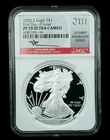 2020-S NGC PF70 Ultra Cameo 1 oz .999 American Silver Eagle Mercanti Label  7337