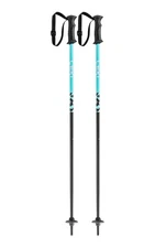LEKI Rowdy Rider Kids All Mountain Ski Poles Adjustable Aluminum 95cm Blue