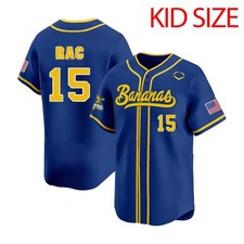 New Savannah Bananas 15 Rac Gift For Fans Children Baseball Jersey SS2655