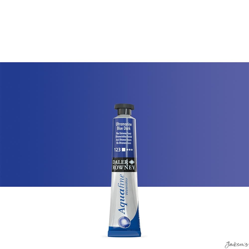 Daler-Rowney Aquafine Watercolour Paint Tube 8ml Ultramarine For Artists