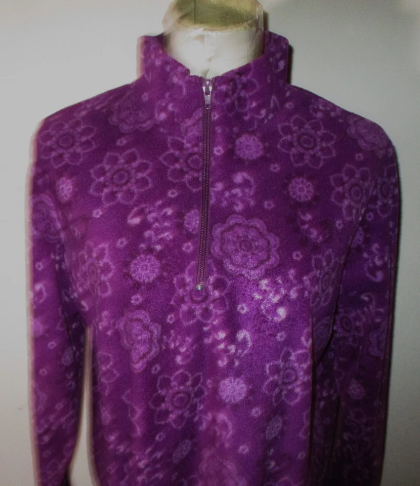 Jersey polar púrpura BLAIR 1/2 cremallera talla XL Foto 2 de 4