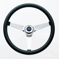 Ford 1949-95 azul ovalado 14,75" cromo negro agarre volante Mustang Bronco F100