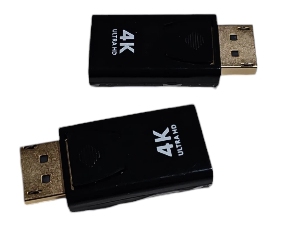 2 Adattatori DisplayPort a HDMI 4K Ultra HD per PC Monitor TV Coppia Set - Immagine 3 di 4