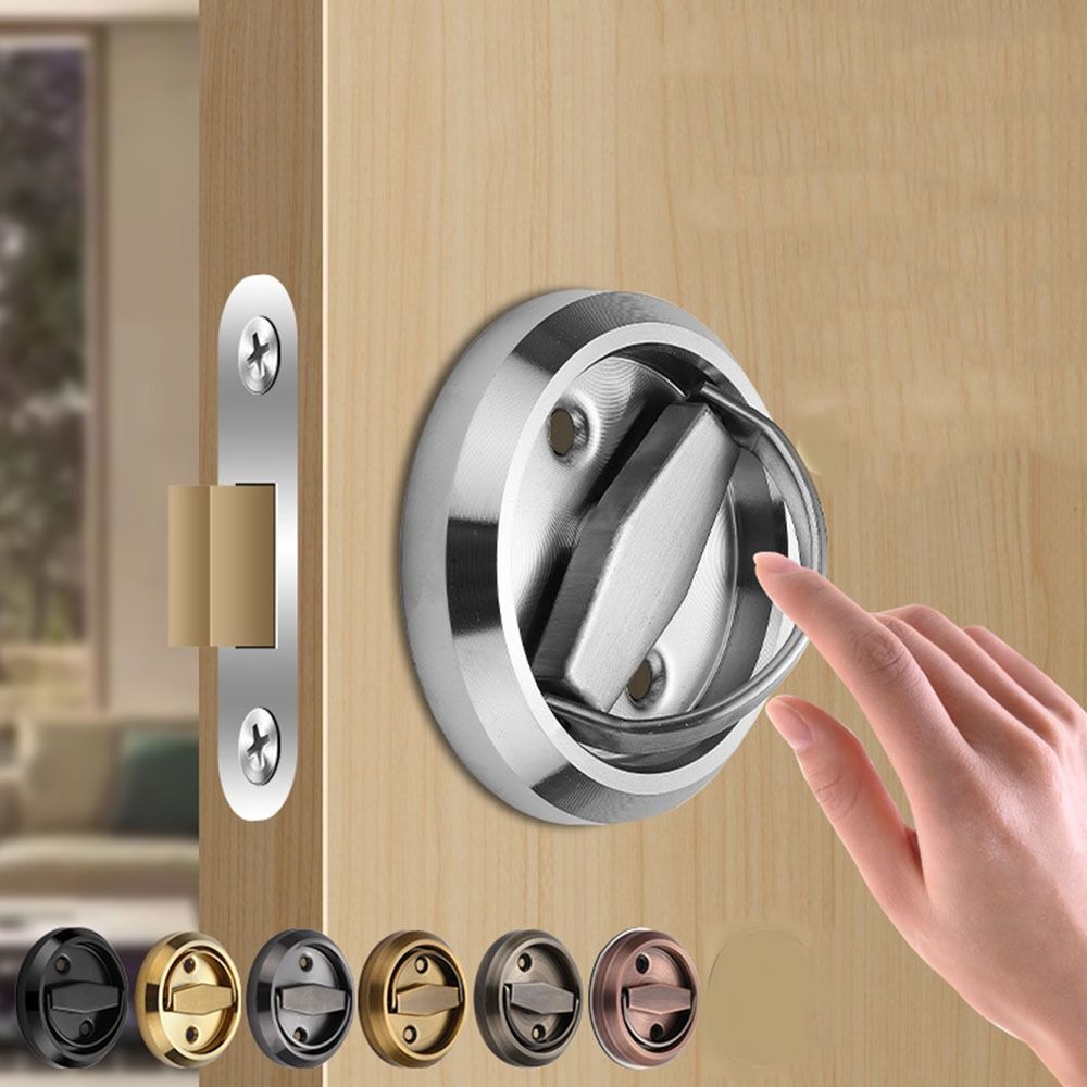 Recessed Door Knob Pocket Door Edge Pull Hidden Sliding Door