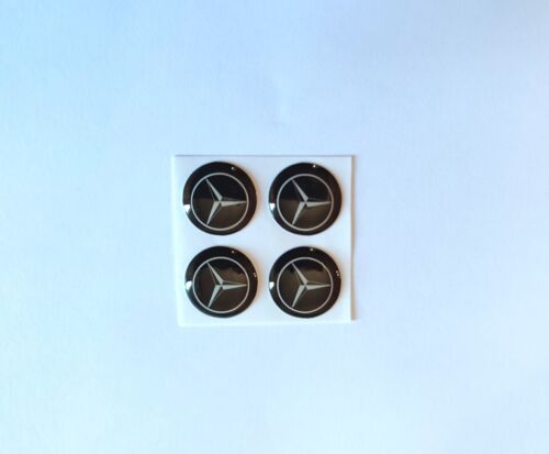 LOGO ADESIVO CHIAVE TELECOMANDO MERCEDES STEMMA EMBLEMA 14 MM 4pz - Zdjęcie 1 z 1