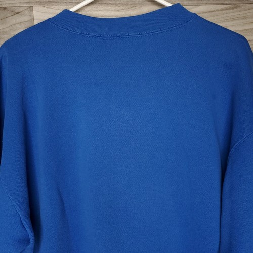 Vintage Logo 7 Toronto Blue Jays Pull Over Crew Sweater Blue Mens Size XL MLB - Picture 8 of 12