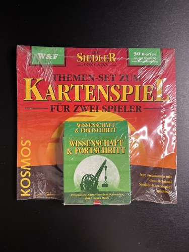 Settlers of Catan Theme Expansion Set (German) SEALED Wissenschaft & Fortschritt