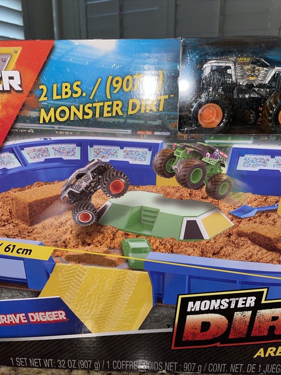Monster Jam Monster Dirt Arena Set With Exclusive Max-D