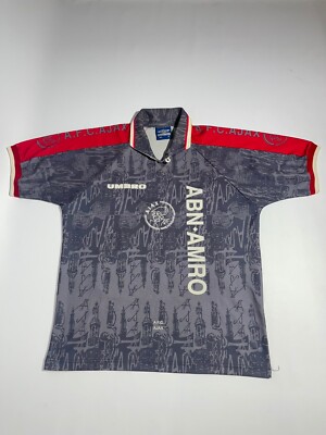 Ajax LITMANEN 10 Umbro サッカーウェア 1996/97 Ajax Litmanen #10 Home Shirt (S) Umbro – Cult Kits