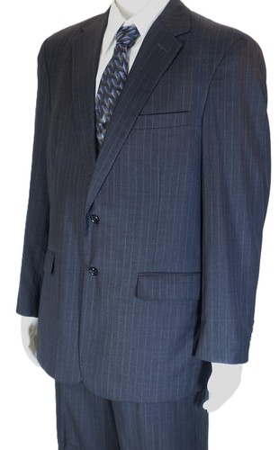 LEONIDA SU MISURA ~ COME NUOVE!!~TUTA CHAR GRIGIO LANA CASHMERE 44R PANTALONI 38X30 - Foto 2 di 17
