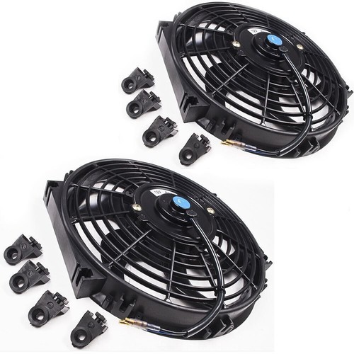 UNIVERSAL PUSH PULL 12V RACE RALLY DRIFT ELECTRIC RADIATOR 8" 12" 14" 16" FANS - Picture 21 of 50