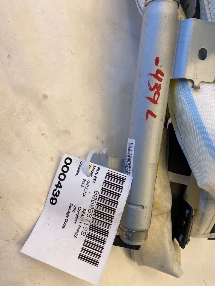 Bolsa de aire para techo de conductor KIA SEDONA 2006-2014 bolsa de aire de cortina superior bolsa de seguridad izquierda Foto 2 de 4