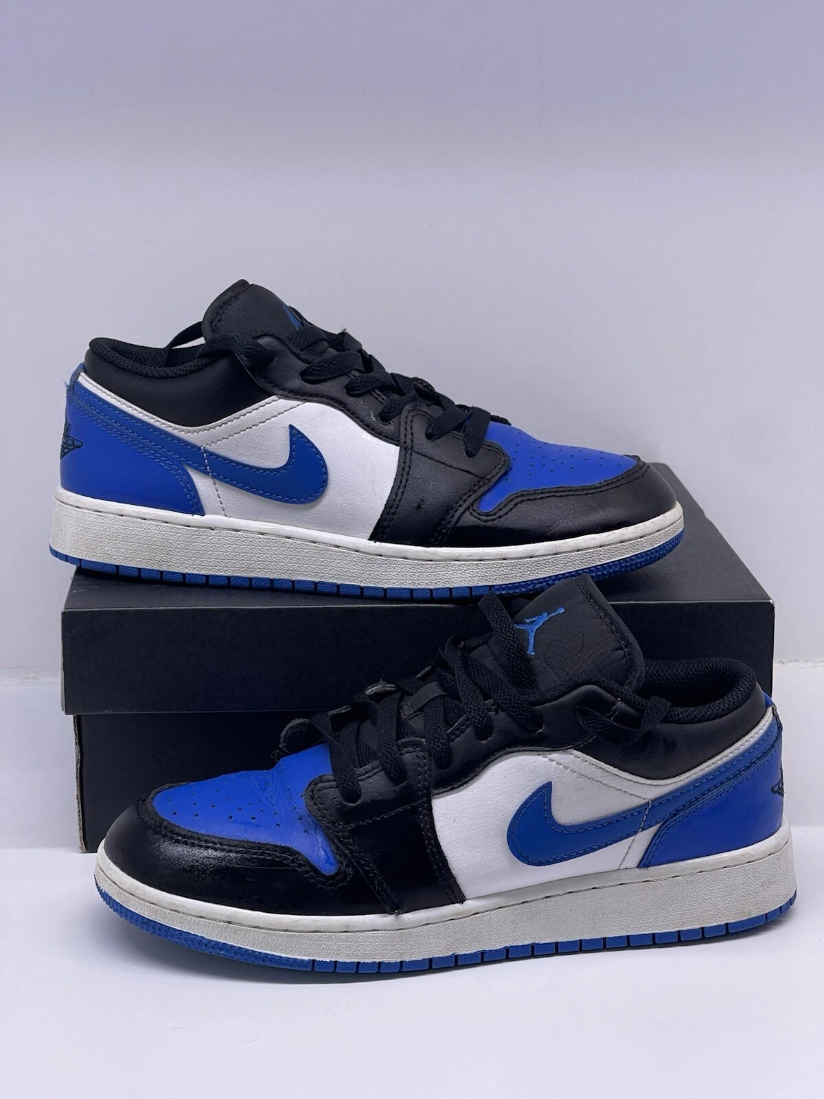 Scarpe da ginnastica Air Jordan 1 Low Royal Toe blu taglia 5 Nike