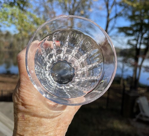Lenox Starfire? Crystal 5" Tumblers Glasses Lenox on Bottom - Set Of 4 Beautiful - Picture 12 of 15