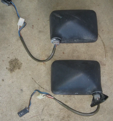 VW Golf Jetta II Power Door Mirror Pair Mk 2 Volkswagen 16V 192857501 For Parts