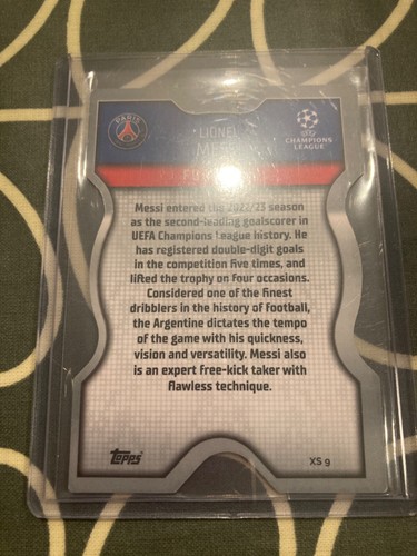 RARE Match Attax Chrome X Messi PSG Argentina - Picture 2 of 2