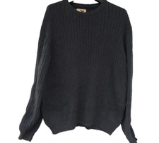 Mens Pullover Crew Neck Knit Sweater Bass American Classics Xl Gray Hong Kong