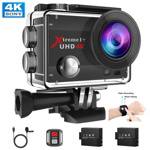 4K 20MP WiFi Action Camera WiFi Sports 40M/131FT Underwater Camera