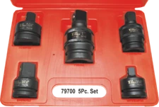 5 Piece Impact Adaptor & Universal Joint Set T&E Tools 79700