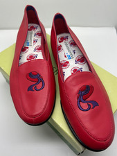 New in Box Size 7.5N Keds Grasshoppers Jazztime Red w/Hat Red Hat Slip ons Shoes