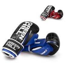 GUANTI DA BOXE COMET GREEN HILL GUANTONI PUGILATO SPARRING ALLENAMENTO