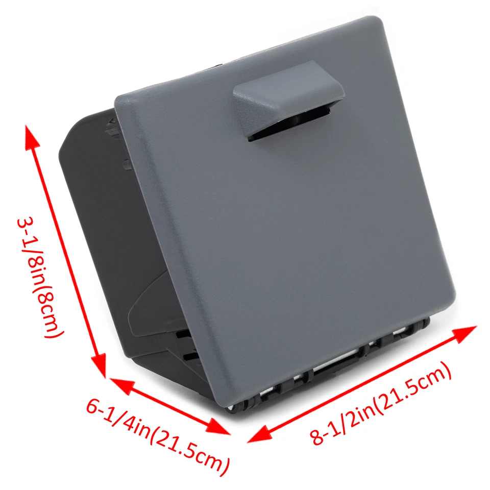 Gray DashBoard Dual Cup Holder For Ford F250 F350 F450 F550 Super Duty 2008-2016 Foto 3 de 4