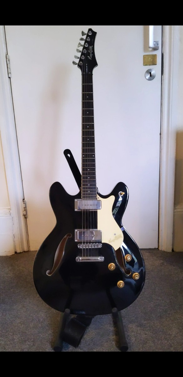 Hagstrom Viking iip Ultralux in black gold and cream | eBay