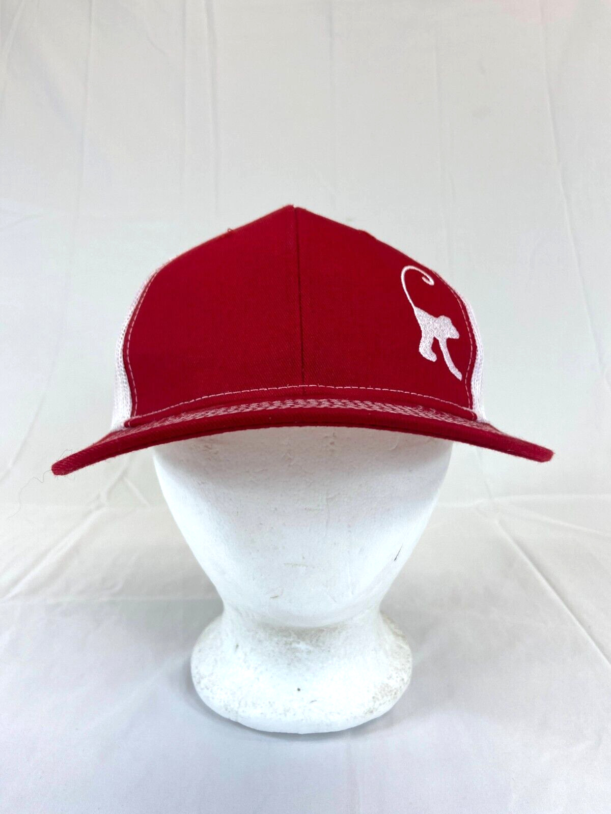 Monkey Baseball Cap Snapback Hat Mesh Back Embroi… - image 1