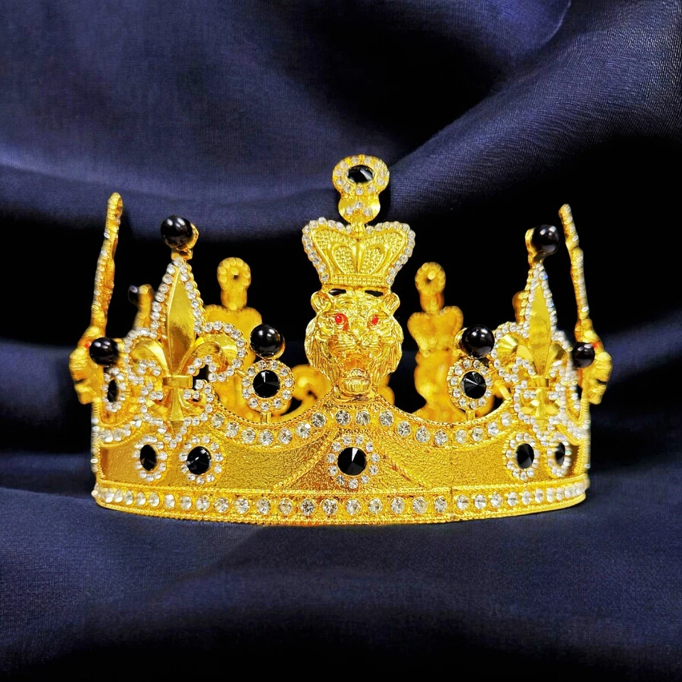 Corona Vintage, Corona Rey Oro, Corona Renacentista, Corona Boda Real Foto 3 de 4