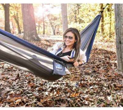 Equip 1-Person Travel Hammock Swing Bed Camping Parachute Outdoor/Indoor  [B18]