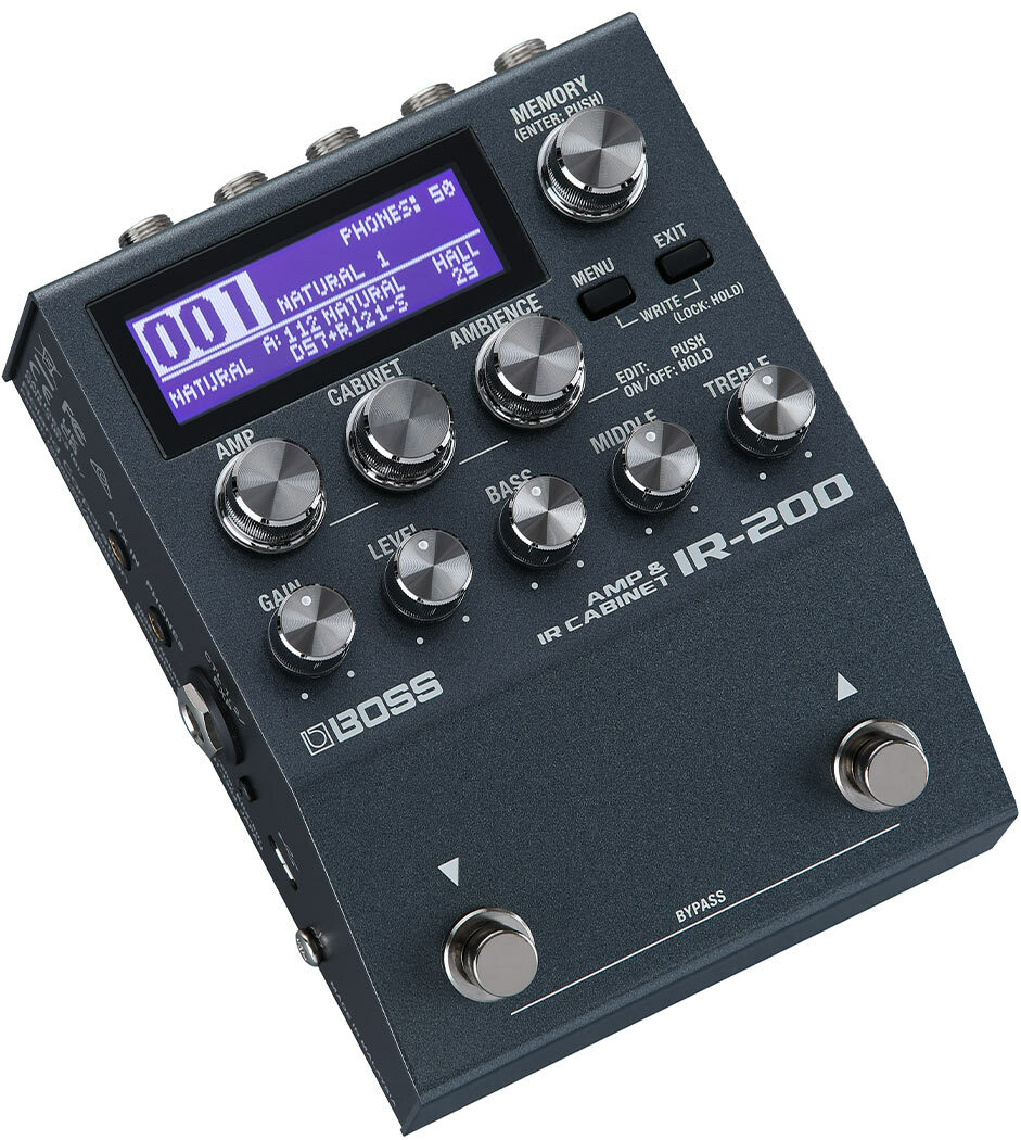 Brand New BOSS IR-200 Amp & IR Cabinet Guitar Effects Pedal DHL