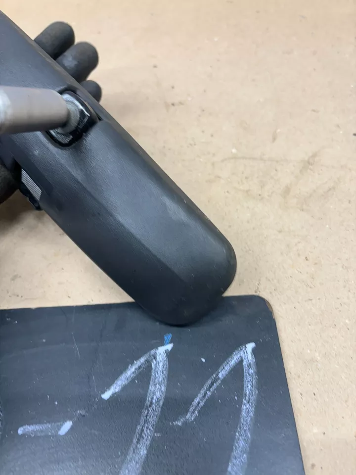 1980 93 1996 1997 FORD f150 F250 F350 WINDSHIELD REAR VIEW MIRROR GLASS PROJECT - Image 2 of 4