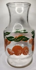 Vtg Anchor Hocking Orange Juice Glass Container Pitcher Carafe Dispenser