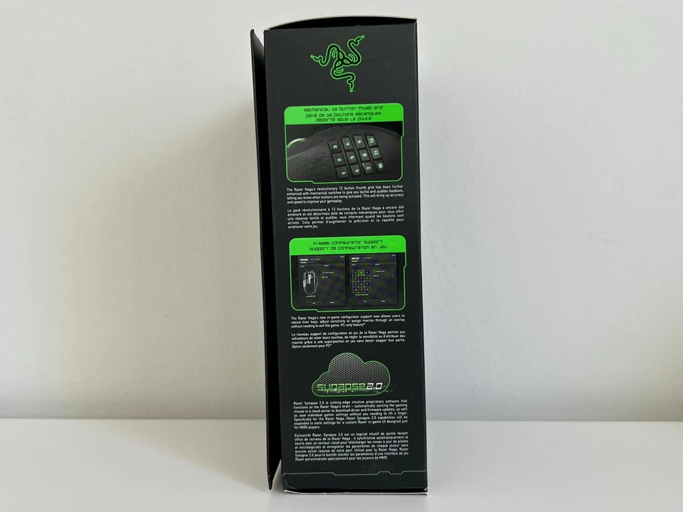 Razer Naga Ergonomic Expert MMO Gaming Mouse 12 Button 2013 RZ01-01040100-R3U1 - Image 3 of 4