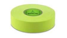 RENFREW PRO 1 Single Roll Cloth Hockey Stick Tape - 24MM x 25M - BRIGHT YELLOW
