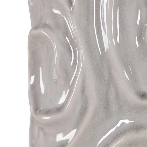 Uttermost Zade Ceramic Fabric and Iron Table Lamp in Warm Gray - Picture 7 of 9