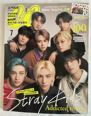 USED CanCam July 2022 Special Edition Japan Magazine Stray Kids w/ Sticker