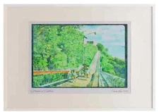 262016 Promenade Dufferin A3 Picture Frame Watercolour print