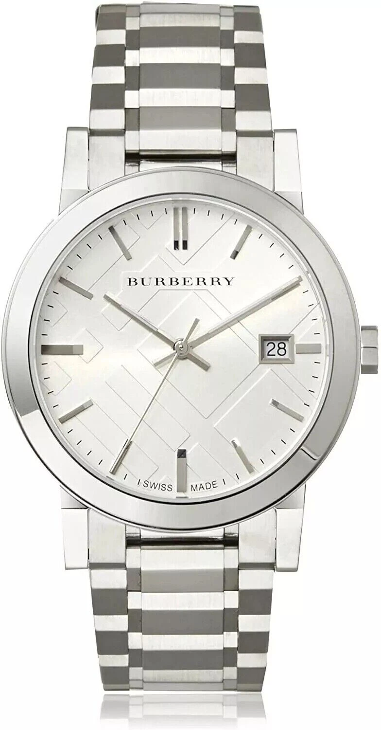 Orologio Unisex BURBERRY THE CITY Acciaio Inox Argento BU9000