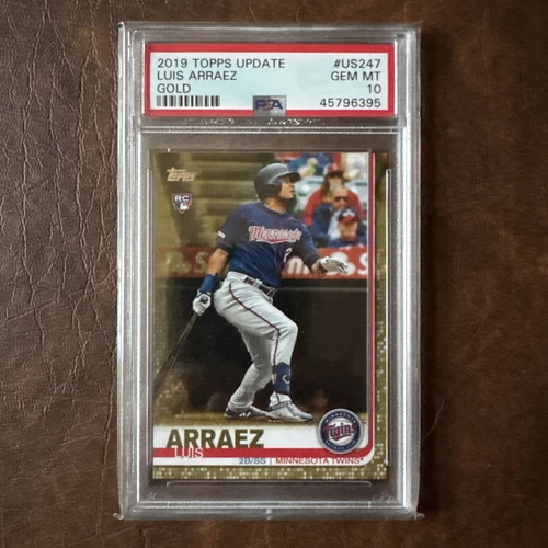 2019 Topps Update Luis Arraez #US247 Gold /2019 PSA 10 RC ROOKIE