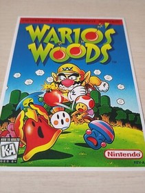 Flyer Nintendo NES Wario's Woods