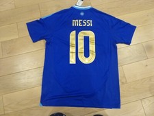 NWT Adidas Copa America 2024 Argentina #10 Leo Messi Blue Away Jersey (LARGE)