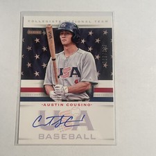 2013 Austin Cousino Panini USA Box Set Collegiate ROOKIE AUTO /399 - #8