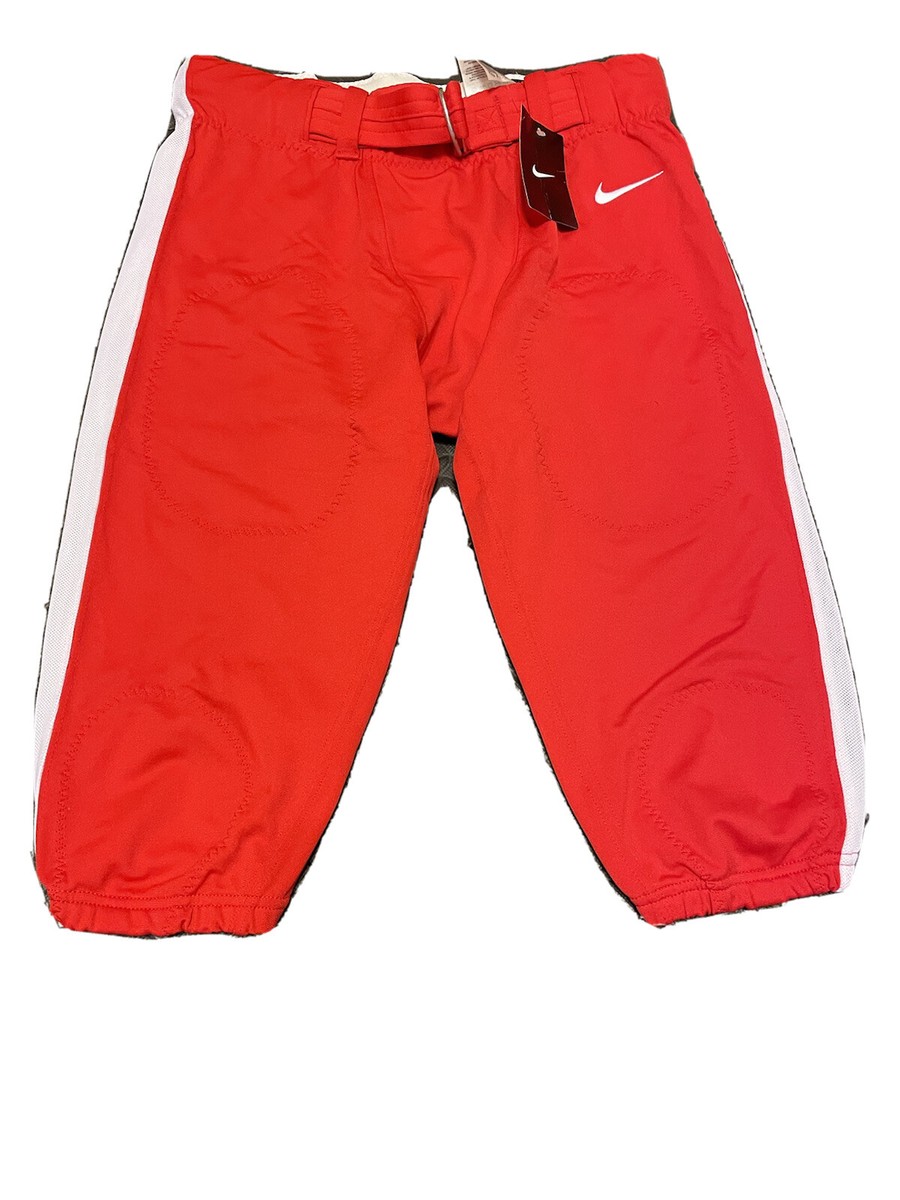 Buy Nike Mens Large Mach Speed Football Pants Red With Knee Pads