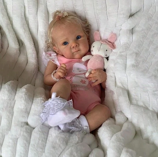 20" Reborn Dolls Girl Lifelike Handmade Full Body Vinyl Newborn Baby Gifts Toys - Image 4 of 4