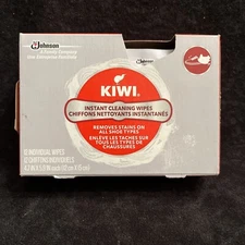 Kiwi Instant Cleaning Wipes, 12 Count Shoe Cleaner Shoe Individual Wipes Johnson