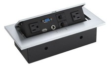 CABLE OUTLETS / WIRE MANAGEMENT ASSEMBLY BOX for Office DESK/TABLE/Workstation